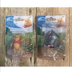 Disney Pooh & Friends Figurines Pooh & Eeyore New